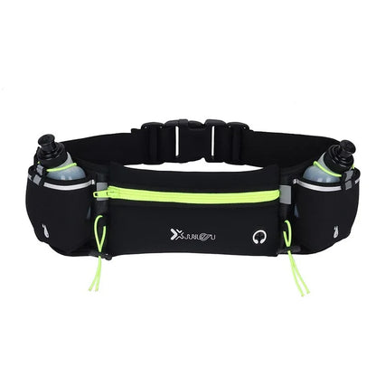 Running Waist Bag Marathon Running Bag Men Women Outdoor Riding Fitness with Water Bottle Waterproof Phone Sport Belt Waist Bags