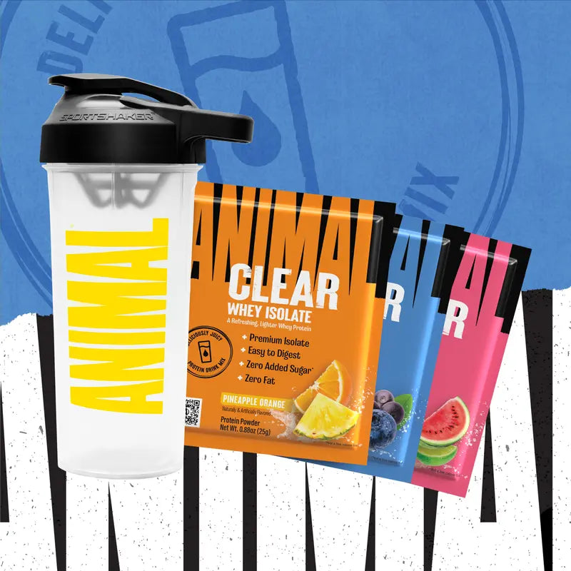 Animal Clear Whey Protein 3 Servings plus Sport Shaker