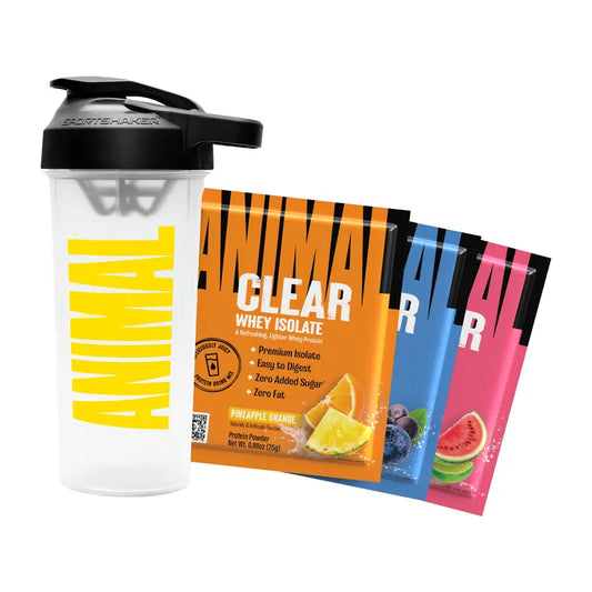 Animal Clear Whey Protein 3 Servings plus Sport Shaker