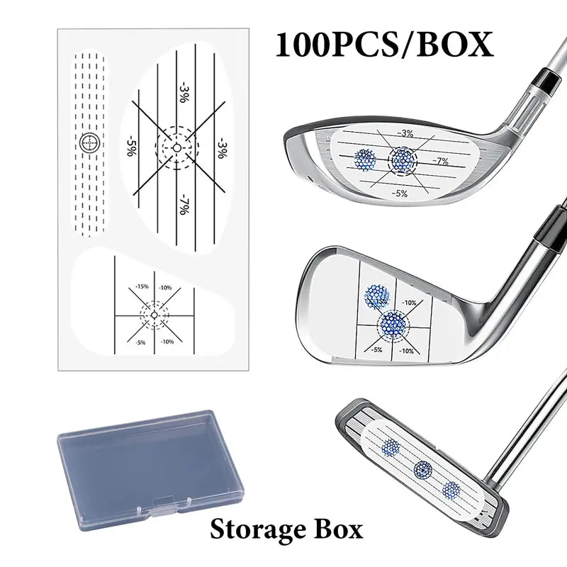 Golf Impact Tape Driver Chipping Putting 3 in 1 (100 PCS)