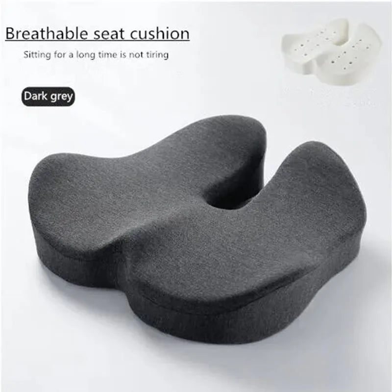 Zeby Rebound Memory Foam Office Chair Cushion Woman Tailbone Pelvis Orthopedic Medical Lady Seat Cushion Beautiful Buttocks Pad