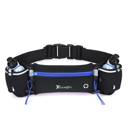 Running Waist Bag Marathon Running Bag Men Women Outdoor Riding Fitness with Water Bottle Waterproof Phone Sport Belt Waist Bags