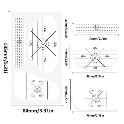 Golf Impact Tape Driver Chipping Putting 3 in 1 (100 PCS)