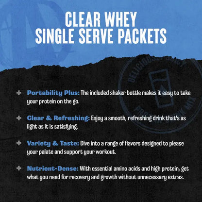 Animal Clear Whey Protein 3 Servings plus Sport Shaker