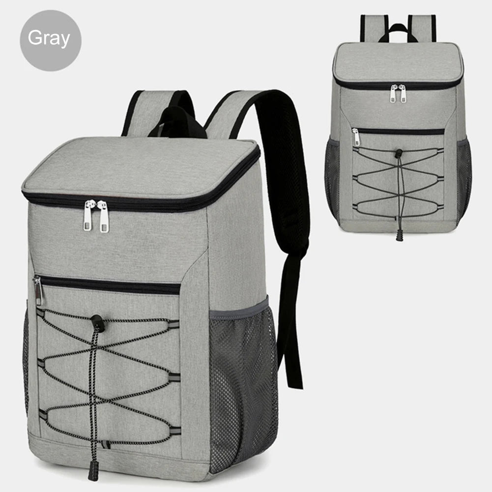 20L Thermal Backpack for Beer Insulated Backpack Cooler Portable Food Storage Backpack Adjustable Straps Cool Backpack Cool Bag