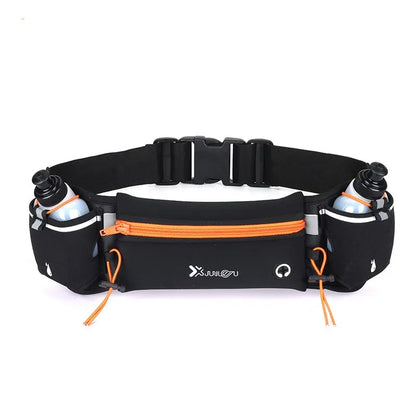 Running Waist Bag Marathon Running Bag Men Women Outdoor Riding Fitness with Water Bottle Waterproof Phone Sport Belt Waist Bags