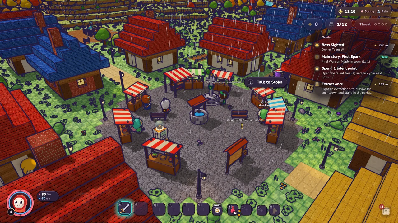 Market day in a kingdom town